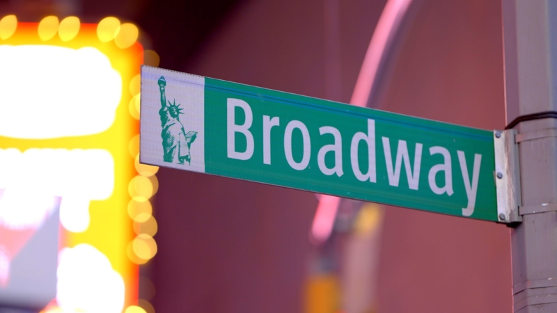 The Neon Lights of Broadway